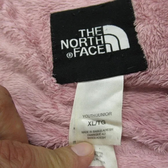 The North Face Jacket Youth XL Pink Interchange Fuzzy Fleece Full Zip Outdoor - Picture 4 of 16